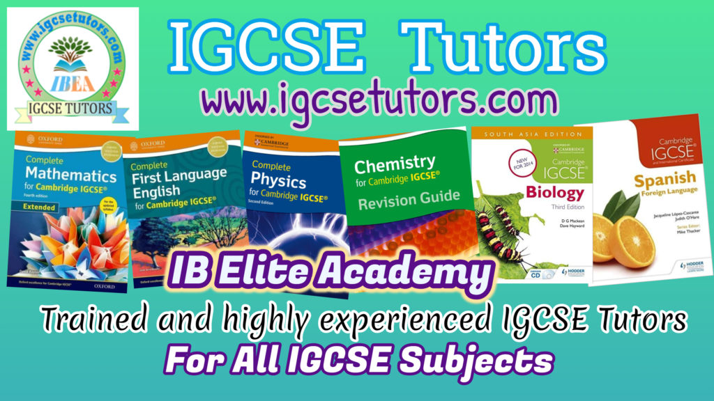 IGCSE Chemistry Tuition